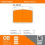MPA 1000-0146M QB Semi-Metallic Brake Pads