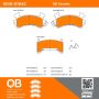 MPA 1000-0154C QB Ceramic Brake Pads