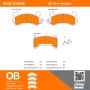 MPA 1000-0154M QB Semi-Metallic Brake Pads