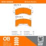 MPA 1000-0202M QB Semi-Metallic Brake Pads