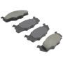 MPA 1000-0206M QB Semi-Metallic Brake Pads