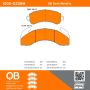 MPA 1000-0225M QB Semi-Metallic Brake Pads