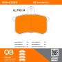 MPA 1000-0228M QB Semi-Metallic Brake Pads