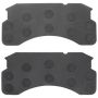 MPA 1000-0236M QB Semi-Metallic Brake Pads