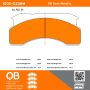 MPA 1000-0236M QB Semi-Metallic Brake Pads