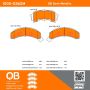 MPA 1000-0262M QB Semi-Metallic Brake Pads