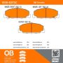 MPA 1000-0273C QB Ceramic Brake Pads