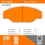 MPA 1000-0303M QB Semi-Metallic Brake Pads