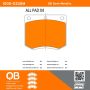 MPA 1000-0330M QB Semi-Metallic Brake Pads