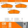 MPA 1000-0333M QB Semi-Metallic Brake Pads