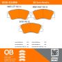 MPA 1000-0349M QB Semi-Metallic Brake Pads