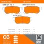 MPA 1000-0374C QB Ceramic Brake Pads