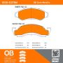 MPA 1000-0375M QB Semi-Metallic Brake Pads