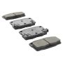 MPA 1000-0378M QB Semi-Metallic Brake Pads