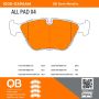 MPA 1000-0394AM QB Semi-Metallic Brake Pads