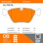 MPA 1000-0394C QB Ceramic Brake Pads