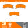 MPA 1000-0401M QB Semi-Metallic Brake Pads