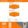 MPA 1000-0410M QB Semi-Metallic Brake Pads