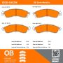 MPA 1000-0412M QB Semi-Metallic Brake Pads