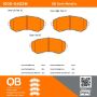 MPA 1000-0422M QB Semi-Metallic Brake Pads