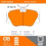 MPA 1000-0423M QB Semi-Metallic Brake Pads