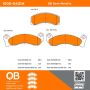 MPA 1000-0431M QB Semi-Metallic Brake Pads