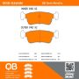 MPA 1000-0444M QB Semi-Metallic Brake Pads