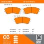 MPA 1000-0451M QB Semi-Metallic Brake Pads