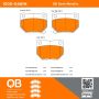 MPA 1000-0461M QB Semi-Metallic Brake Pads