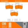 MPA 1000-0466M QB Semi-Metallic Brake Pads
