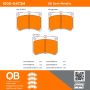 MPA 1000-0473M QB Semi-Metallic Brake Pads
