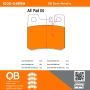 MPA 1000-0495M QB Semi-Metallic Brake Pads