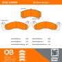 MPA 1000-0499M QB Semi-Metallic Brake Pads
