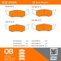 MPA 1000-0512M QB Semi-Metallic Brake Pads