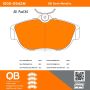 MPA 1000-0542M QB Semi-Metallic Brake Pads