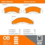MPA 1000-0543M QB Semi-Metallic Brake Pads