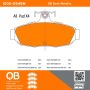 MPA 1000-0545M QB Semi-Metallic Brake Pads