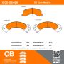 MPA 1000-0546M QB Semi-Metallic Brake Pads