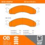 MPA 1000-0557M QB Semi-Metallic Brake Pads