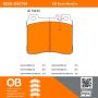 MPA 1000-0577M QB Semi-Metallic Brake Pads