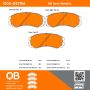 MPA 1000-0579M QB Semi-Metallic Brake Pads