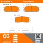 MPA 1000-0580M QB Semi-Metallic Brake Pads