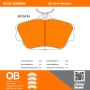 MPA 1000-0598M QB Semi-Metallic Brake Pads