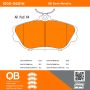 MPA 1000-0601M QB Semi-Metallic Brake Pads