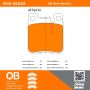 MPA 1000-0603M QB Semi-Metallic Brake Pads