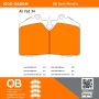 MPA 1000-0608M QB Semi-Metallic Brake Pads