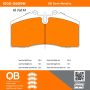 MPA 1000-0609M QB Semi-Metallic Brake Pads