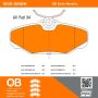 MPA 1000-0610M QB Semi-Metallic Brake Pads