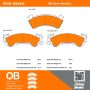 MPA 1000-0614M QB Semi-Metallic Brake Pads