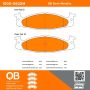 MPA 1000-0632M QB Semi-Metallic Brake Pads